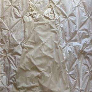 White lingerie style dress
